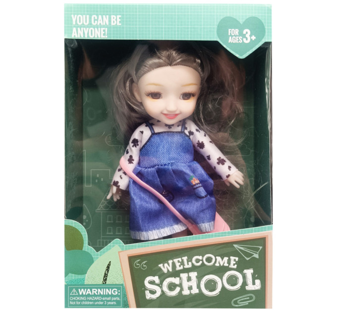 Детская кукла "Welcome School" YL605-62-1 с сумочкой