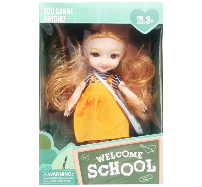 Детская кукла "Welcome School" YL605-62 -2 с сумочкой