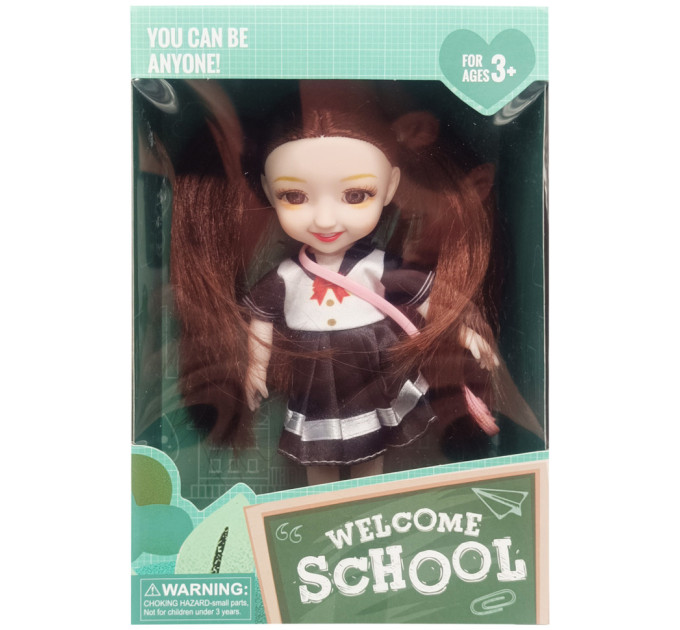 Детская кукла "Welcome School" YL605-62 -4 с сумочкой