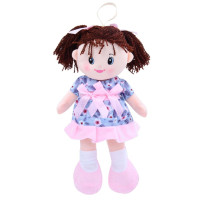 Детская Кукла 1-38(Blue) мягконабивная 34 см