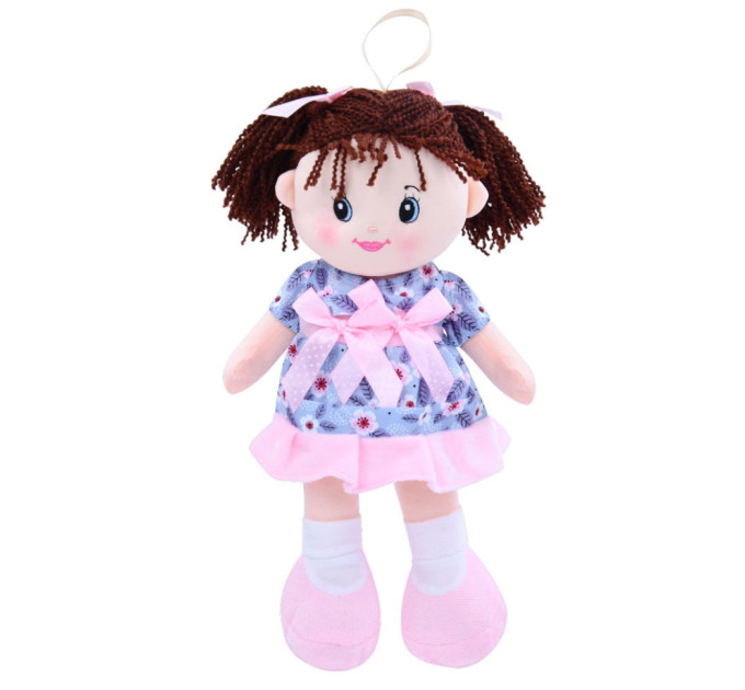 Детская Кукла 1-38(Blue) мягконабивная 34 см