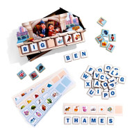 Деревянная детская развивающая игра "Ребус" (ПСД256) PSD256 ENG Деревянная детская развивающая игра "Ребус" (ПСД256) PSD256 ENG