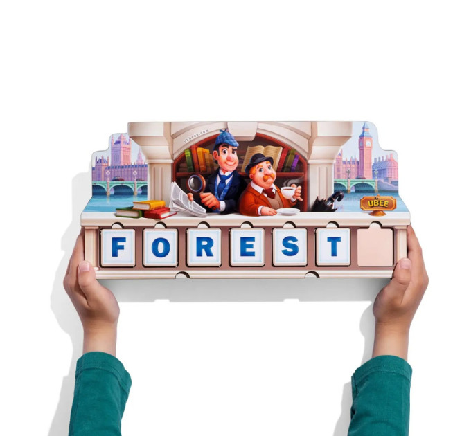 Деревянная детская развивающая игра "Ребус" (ПСД256) PSD256 ENG