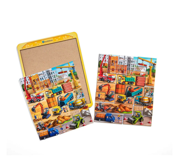 Деревянный тетрис большой "Строительная площадка" (ПСД127) PSD127