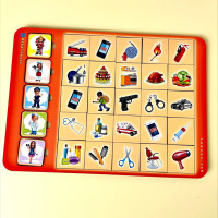 Деревянный пазл-вкладыш "Ассоциации-профессии" (ПСД073) PSD073