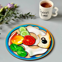 Деревянный пазл-сортер "Завтрак" (ПСД137) PSD137