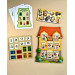 Деревянный пазл-вкладыш "Домик с заданиями" (ПСФ112) PSF112