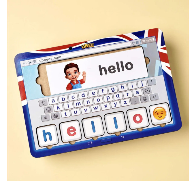 Розвиваючий планшет для читання "Англійська мова" (ПСД254) PSD254