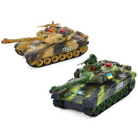 Танк на радиоуправлении М 5523 звук, свет, подвижная кабина