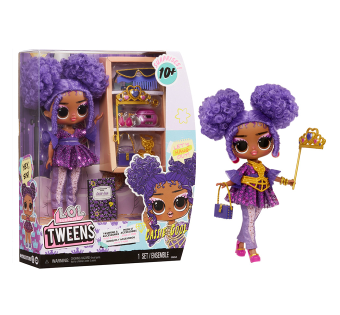 Игровой набор с куклой "Кэсси Кул" L.O.L. Surprise! 591672 серии "Tweens Core" с аксессуарами