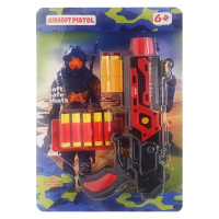 Детский игрушечный пистолет «М 65» 932GG(Red) стреляет мягкими поролоновыми пулями Детский игрушечный пистолет «М 65» 932GG(Red) стреляет мягкими поролоновыми пулями