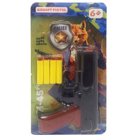 Детский игрушечный пистолет «М 45» 928GG, стреляет мягкими поролоновыми пулями Детский игрушечный пистолет «М 45» 928GG, стреляет мягкими поролоновыми пулями
