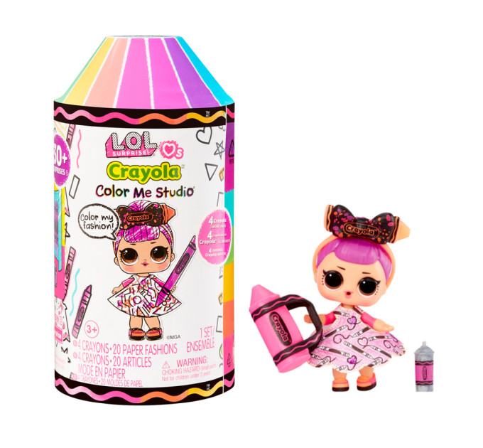 Ігровий набір з лялькою Цвітнашки L.O.L. Surprise! 505273 серії "Crayola" з аксесуарами