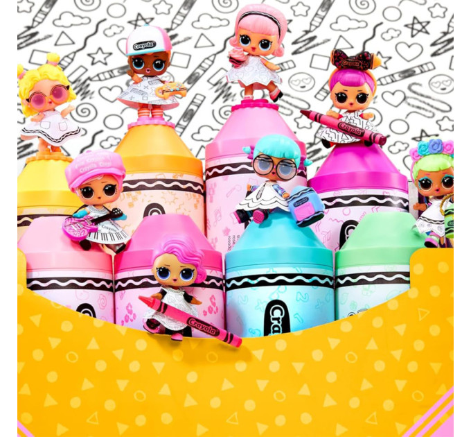 Ігровий набір з лялькою Цвітнашки L.O.L. Surprise! 505273 серії "Crayola" з аксесуарами