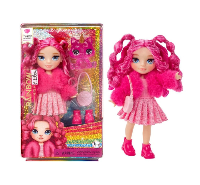 Ігровий набір з лялькою "Манджету" Rainbow High 531180 серії "Littles" з аксесуарами