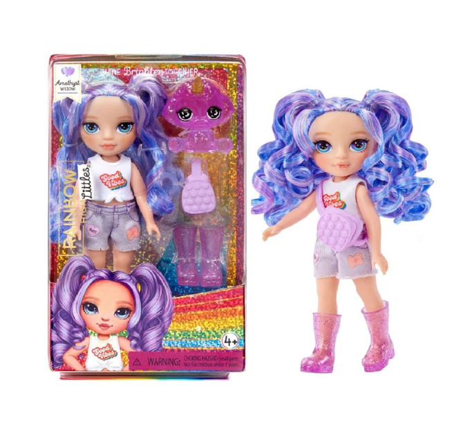 Игровой набор с куклой «Аметиста» Rainbow High 531234 серии «Littles» с аксессуарами