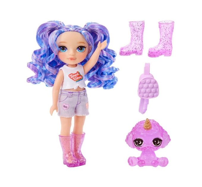 Игровой набор с куклой «Аметиста» Rainbow High 531234 серии «Littles» с аксессуарами