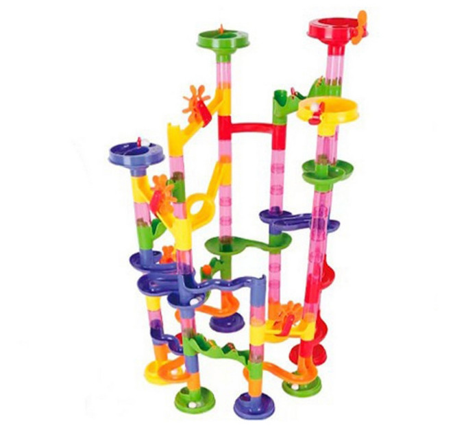 Детский конструктор лабиринт 52061 трубчатый, 105 деталей
