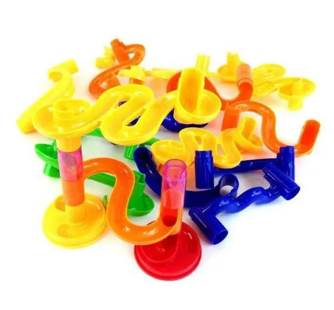 Детский конструктор лабиринт 52061 трубчатый, 105 деталей