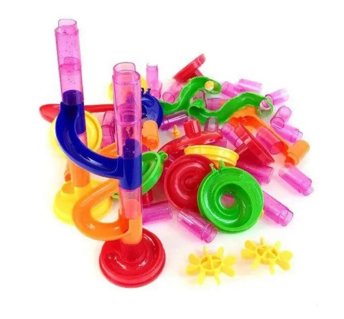 Детский конструктор лабиринт 52061 трубчатый, 105 деталей