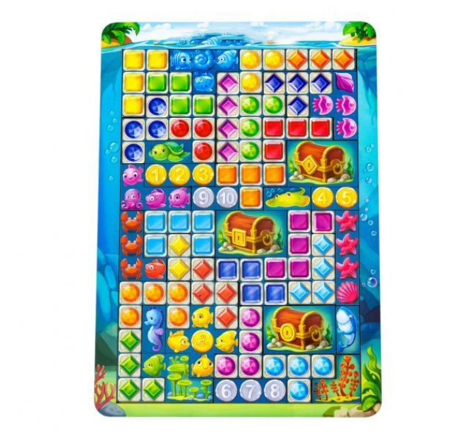 Развивающая игра Тетрис "Морские сокровища" Ubumblebees (ПСД160) PSD160
