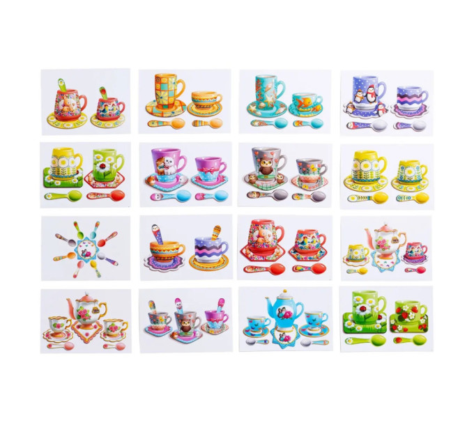 Настільна гра "Веселе чаювання" Ubumblebees (ПСД191) PSD191 дерев'яна