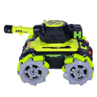 Танк на радиоуправлении KT907A(Light-Green) стреляет гелем, звук, свет