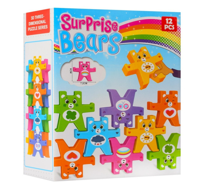 Детская Развивающая игра-балансир Котики 6893, 12 шт