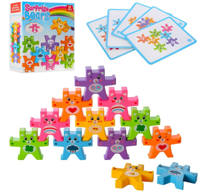 Детская Развивающая игра-балансир Котики 6893, 12 шт