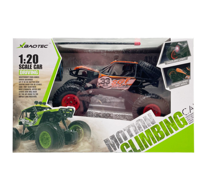 Машинка на радіокеруванні "Motion Climbing" XB1009 (Orange) світло