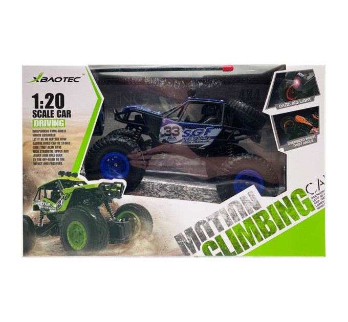 Машинка на радиоуправлении «Motion Climbing» XB1009(Blue) свет