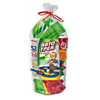 Конструктор детский "Автотрек" 70255, 52 детали, паяный пакет