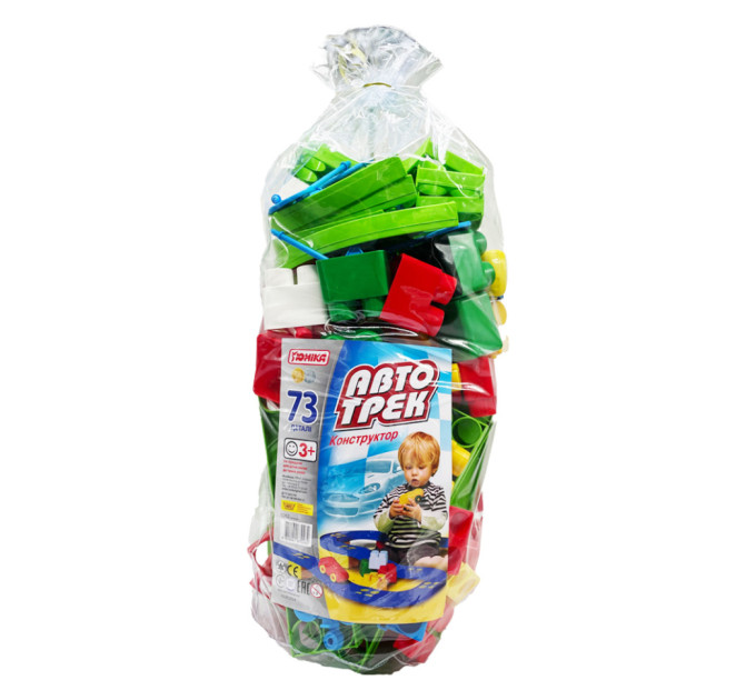 Конструктор дитячий "Автотрек" 70262, 73 деталі, паяний пакет