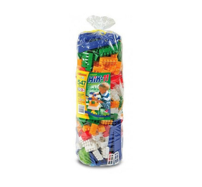 Конструктор дитячий "НІК-11" 70989, 547 деталей, паяний пакет