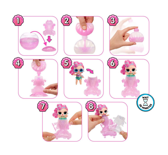 Ігровий набір із лялькою "Чарівні русалочки" L.O.L. Surprise! 510604 серії "Mermaids!" в асортименті