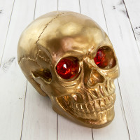 Череп копилка M 8944 (золото)