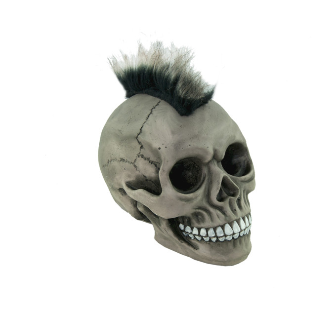 Череп копилка Могавк S 9177 (серый)