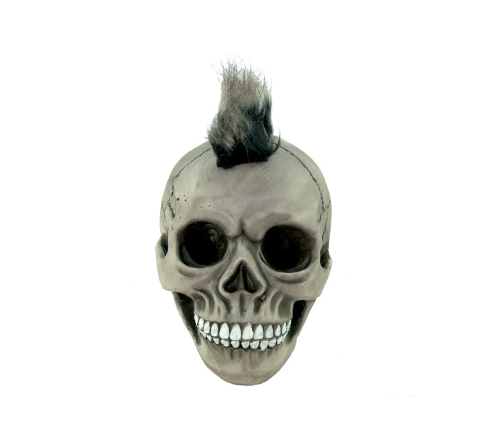 Череп копилка Могавк S 9177 (серый)