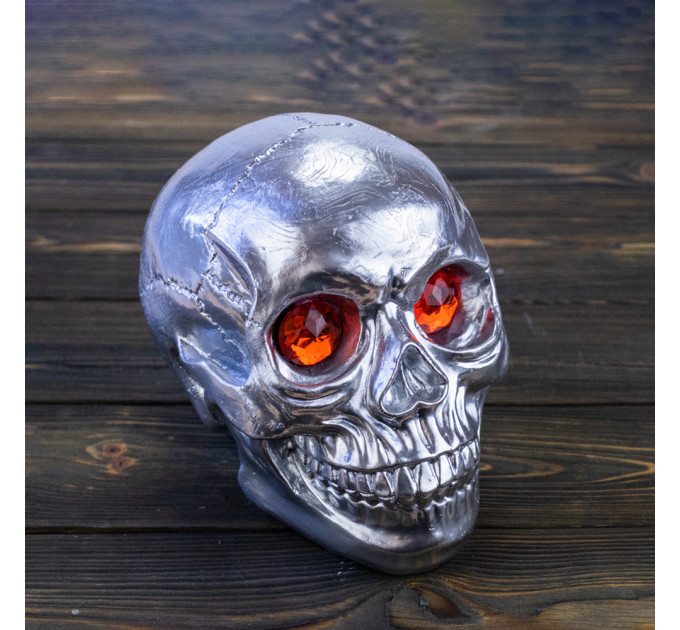 Череп копилка M 8945 (серебро)