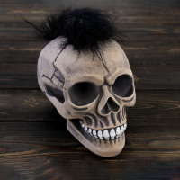 Череп копилка Могавк S 9177 (серый)