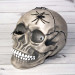 Череп скарбничка з павуками М 10603 (сірий)