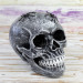 Череп скарбничка з павуками М 10603 (сірий)