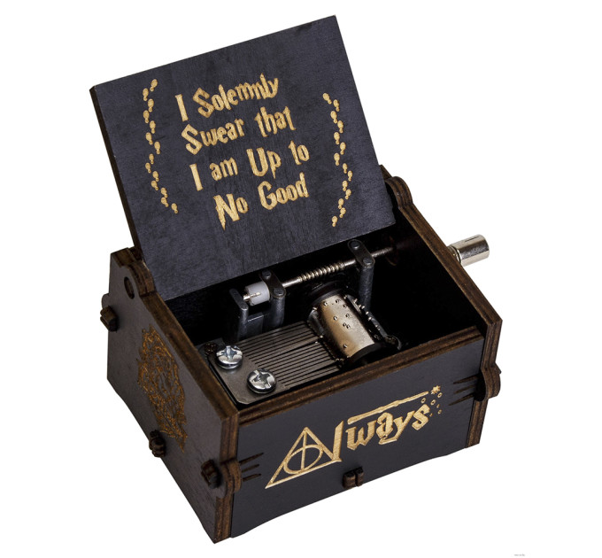 Музична скринька вінтажна Гаррі Поттер (чорна)