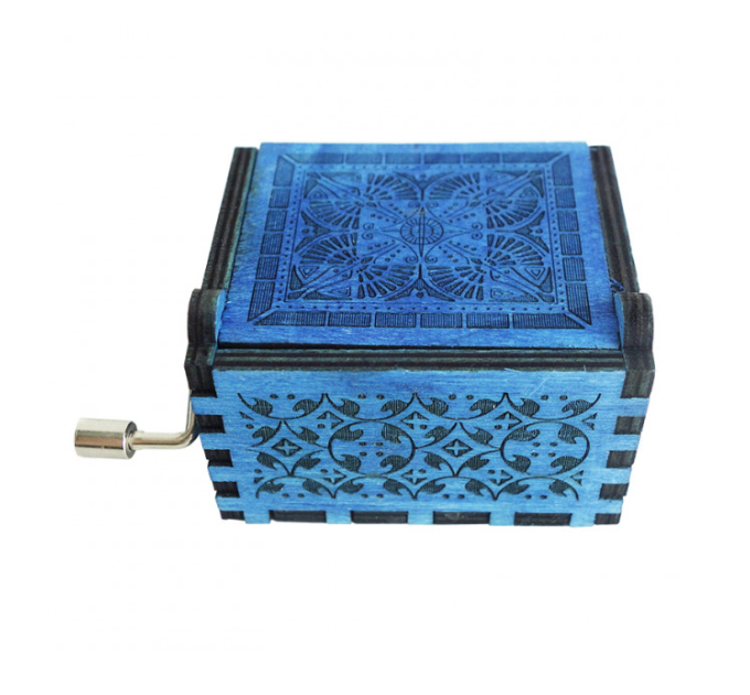 Музична скринька вінтажна Гаррі Поттер (блакитна)