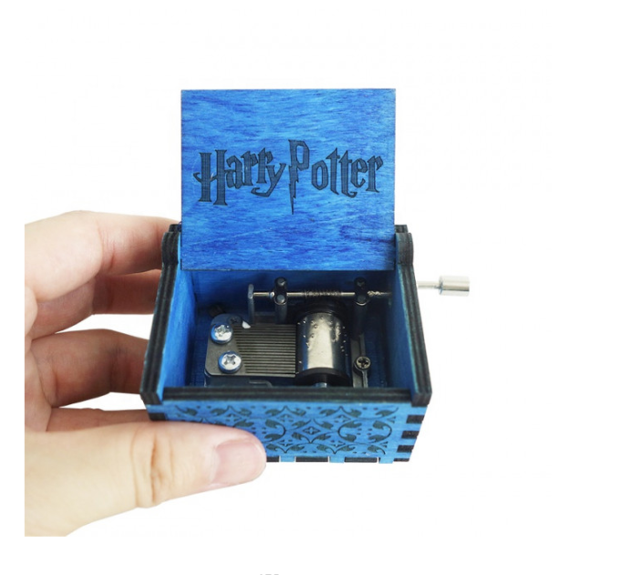 Музична скринька вінтажна Гаррі Поттер (блакитна)