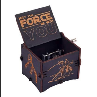 Музыкальная шкатулка винтажная Звездные Войны (Star Wars) черная Музыкальная шкатулка винтажная Звездные Войны (Star Wars) черная