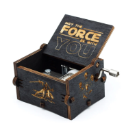 Музыкальная шкатулка винтажная Звездные Войны (Star Wars) черная Музыкальная шкатулка винтажная Звездные Войны (Star Wars) черная