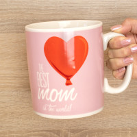 Кружка Гигант Лучшая мама в мире The Best MOM in the world (розовая) Кружка Гигант Лучшая мама в мире The Best MOM in the world (розовая)