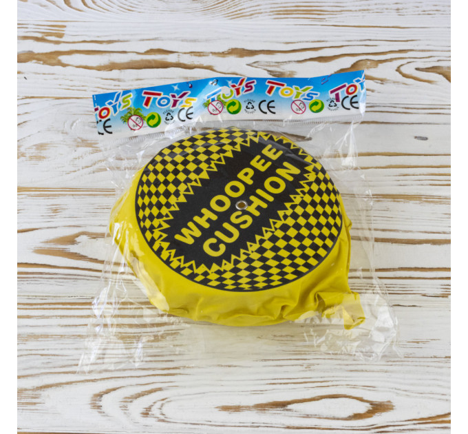 Подушка пердушка 14см Шептунчик (желтая)