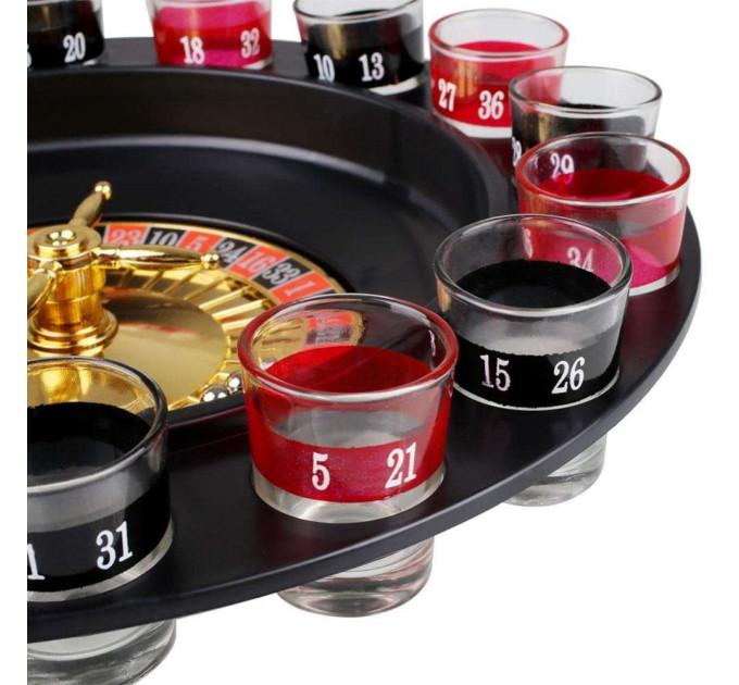 Алкоигра Рулетка 16 рюмок